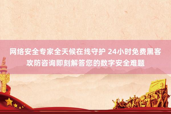 网络安全专家全天候在线守护 24小时免费黑客攻防咨询即刻解答您的数字安全难题